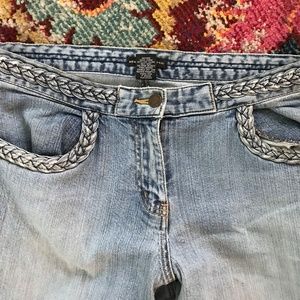 Braided High-Rise Boho Y2K Western Boot-Cut Jeans New York Company 10